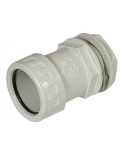 Муфта «труба-коробка» D25 мм , без галогена Экопласт 42725HF в Нижнем Новгороде Аксессуары для труб (ОКЛ) Экопласт Pintop.ru