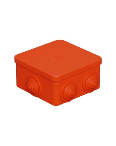 Коробка огн. E110, о/п 85х85х50мм,без галогена, 12 вых., IP55, 4P, оранж. Экопласт (43011HF) в Нижнем Новгороде Распределительные коробки Pintop.ru