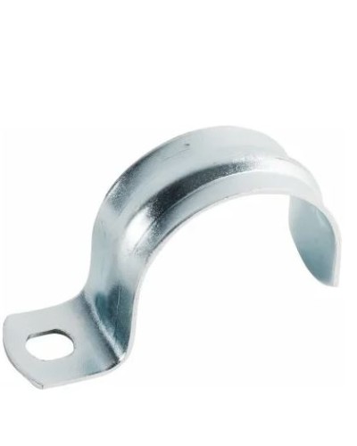 Скоба оцинк. с одним отверстием, для трубы D32мм (100 шт/уп) Экопласт (43732) - Скоба оцинкованная с одним отверстием, для трубы D32мм Экопласт в Нижнем Новгороде Держатели, клипсы, скобы Pintop.ru
