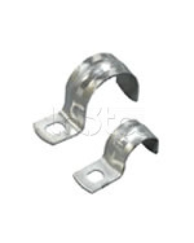 Скоба оцинкованная с одним отверстием для трубы D60-63 мм, м.о. 8,5-6,0мм (1уп=50шт) Экопласт (43760P) в Нижнем Новгороде Держатели, клипсы, скобы Pintop.ru