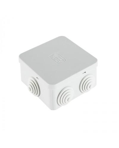 Коробка распределительная о/п, для монтажного пистолета 85х85х50, без галогена, 6 вых, IP44 (44066HF) в Нижнем Новгороде Распределительные коробки Pintop.ru