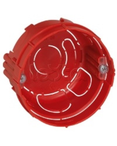 Коробка установочная D65x40мм со стык. ушками межцентр. 71мм, IP20, красный Экопласт 44660 в Нижнем Новгороде Распределительные коробки Pintop.ru