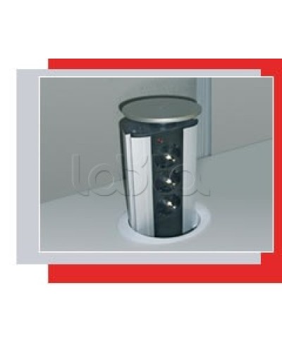 Блок розеточный настольный, 3 розетки (45х45мм) Экопласт 70303 в Нижнем Новгороде Блоки розеток Pintop.ru