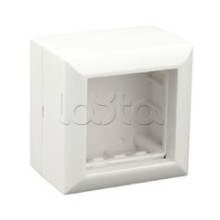 Коробка для открытой проводки на 1 пост 45х45 мм Экопласт 72914