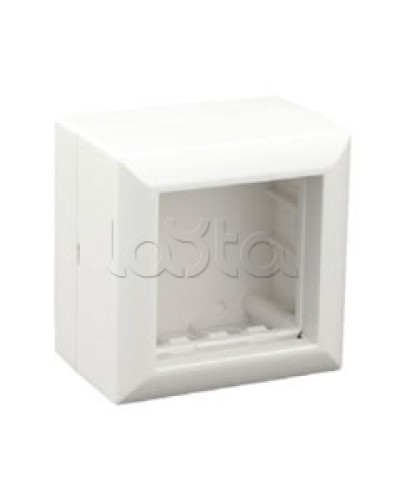 Коробка для открытой проводки на 1 пост 45х45 мм Экопласт 72914 в Нижнем Новгороде Распределительные коробки Pintop.ru