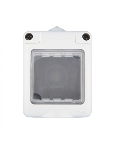 Коробка для о/п, герметичная с прозрачной, силиконовой панелью, 45х45мм IP55 (серый) LK45 (855003) в Нижнем Новгороде Распределительные коробки Pintop.ru