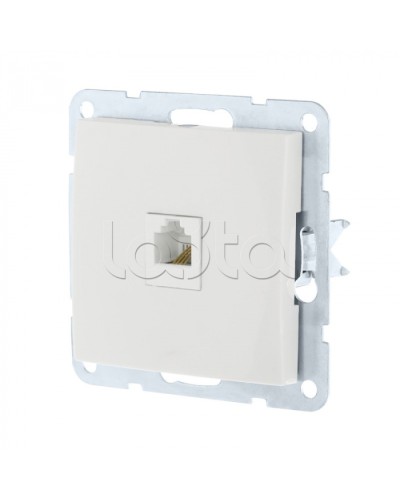 Розетка компьютерная RJ-45 кат. 5е с накладкой (белый) LK60 Экопласт (866104-1) в Нижнем Новгороде Розетки компьютерные и телефонные Pintop.ru