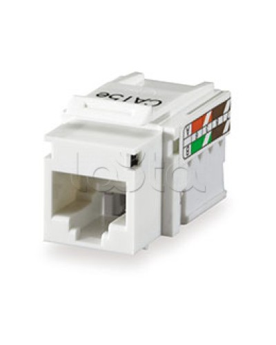 RJ-45 Модуль инф.розетки 110/Krone 5e кат.,бел. CL-0006 Экопласт (87545) в Нижнем Новгороде Кроссовое оборудование тип Krone Pintop.ru