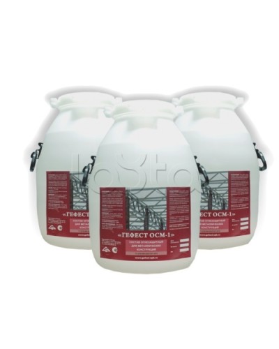 Cостав огнезащитный для металлических конструкций Гефест ОСМ-1 в Нижнем Новгороде Огнезащитные краски Pintop.ru