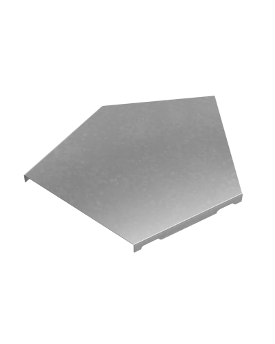 Крышка горизонтального угла 45 гр. 150 мм ПЛЮС HD КМ-Профиль (KGLplus45-150 HD) в Нижнем Новгороде Аксессуары для лотков Pintop.ru