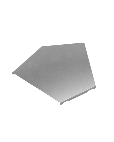 Крышка горизонтального угла 45 гр. 200 мм ПЛЮС HD КМ-Профиль (KGLplus45-200 HD) в Нижнем Новгороде Аксессуары для лотков Pintop.ru