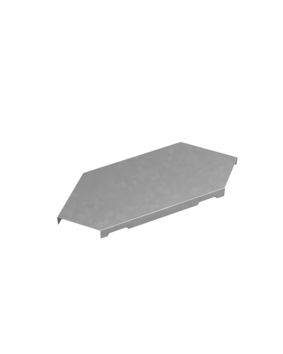 Крышка горизонтального угла 90 гр. 50 мм ПЛЮС INOX304 КМ-Профиль (KGLplus90-50 INOX304) в Нижнем Новгороде Аксессуары для лотков Pintop.ru