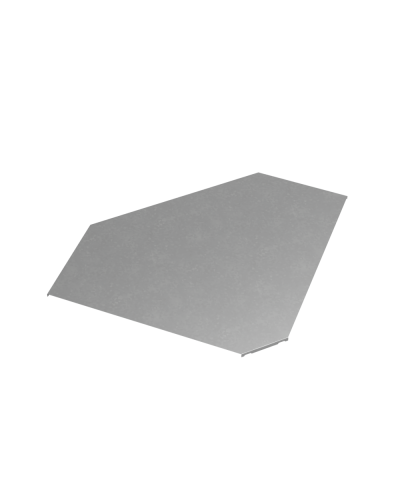 Крышка горизонтального угла 90 гр. 600 мм ПЛЮС КМ-Профиль (KGLplus90-600) в Нижнем Новгороде Аксессуары для лотков Pintop.ru
