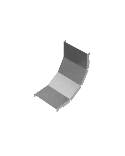 Крышка внутреннего вертикального угла 90 гр. 100 мм ПЛЮС INOX304 КМ-Профиль (KNLplus90-100 INOX304) в Нижнем Новгороде Аксессуары для лотков Pintop.ru