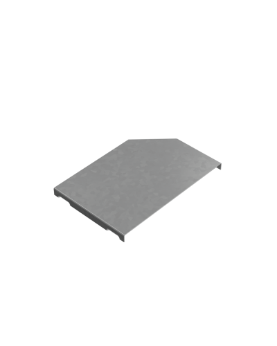 Крышка переходника левого 150-200 мм ПЛЮС КМ-Профиль (KPDplus150-200-L) в Нижнем Новгороде Аксессуары для лотков Pintop.ru