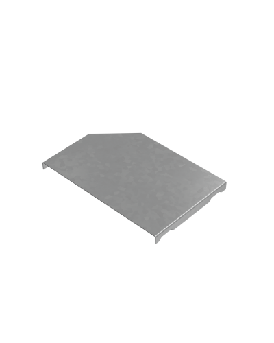 Крышка переходника правого 150-200 мм ПЛЮС КМ-Профиль (KPDplus150-200-R) в Нижнем Новгороде Аксессуары для лотков Pintop.ru