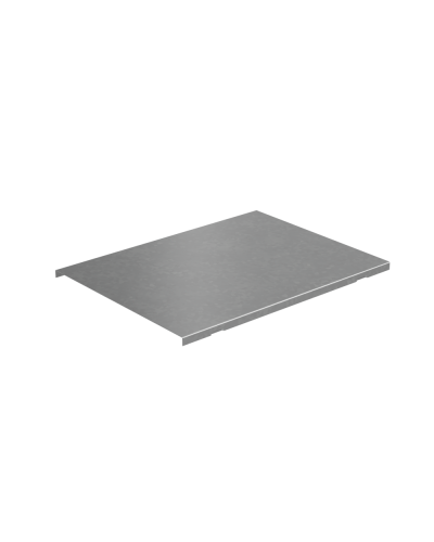 Крышка на вертикальный Т-ответвитель переходник 400-200 мм с разворотом трассы на 90 гр. ПЛЮС (нижняя часть меньше исходной) КМ-Профиль (KTDPSplus90-400-200) в Нижнем Новгороде Аксессуары для лотков Pintop.ru