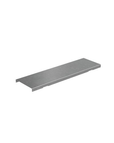 Крышка на вертикальный Т-ответвитель переходник 100-500 мм с разворотом трассы на 90 гр. ПЛЮС (нижняя часть больше исходной) КМ-Профиль (KTDPVplus90-100-500) в Нижнем Новгороде Аксессуары для лотков Pintop.ru