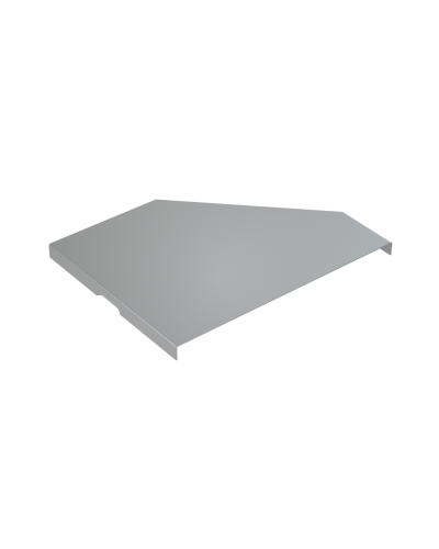 Крышка переходника левого 100-150 мм КМ-Профиль (KPD100-150-L) в Нижнем Новгороде Аксессуары для лотков Pintop.ru