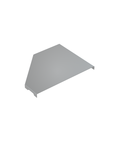 Крышка переходника правого 100-150 мм КМ-Профиль (KPD100-150-R) в Нижнем Новгороде Аксессуары для лотков Pintop.ru