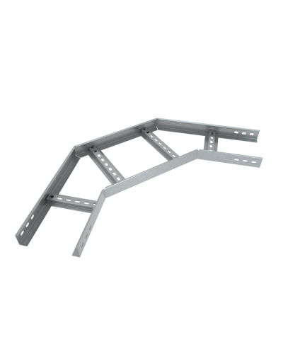 Угол лестничный горизонтальный 90 гр. 100х200х1,2 мм HD85 КМ-профиль (LGL90-100-200-1.2 HD85) в Нижнем Новгороде Аксессуары для лотков Pintop.ru