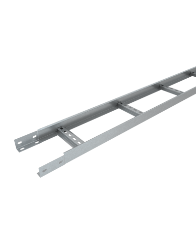 Лоток лестничный 50х100х1,2 L2000 мм Быстрый монтаж HD85 КМ-профиль (LLS50-100-1.2-2000 HD85) в Нижнем Новгороде Кабельные лотки Pintop.ru