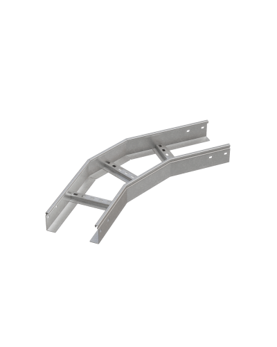 Угол лестничный горизонтальный 45 гр. 80х400х2,0 мм N КМ-профиль (LGL45-80-400-2.0 N) в Нижнем Новгороде Аксессуары для лотков Pintop.ru