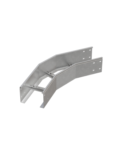 Угол лестничный горизонтальный 45 гр. 150х600х1,2 мм N КМ-профиль (LGL45-150-600-1.2 N) в Нижнем Новгороде Аксессуары для лотков Pintop.ru