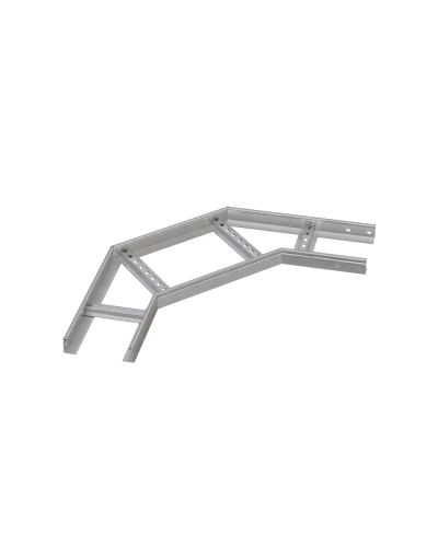 Угол лестничный горизонтальный 90 гр. 50х300х2,0 мм HD85 N КМ-профиль (LGL90-50-300-2.0 HD85 N) в Нижнем Новгороде Аксессуары для лотков Pintop.ru