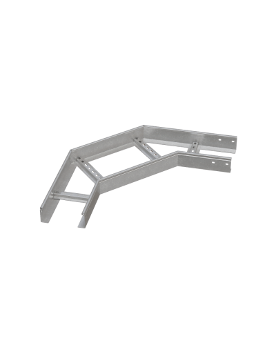 Угол лестничный горизонтальный 90 гр. 80х600х1,5 мм HD85 N КМ-профиль (LGL90-80-600-1.5 HD85 N) в Нижнем Новгороде Аксессуары для лотков Pintop.ru