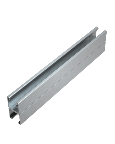 Страт-профиль двойной 41х41 L1700 мм s:1,5 HD КМ-Профиль (2STP41-41-1700 HD) в Нижнем Новгороде Аксессуары для лотков Pintop.ru