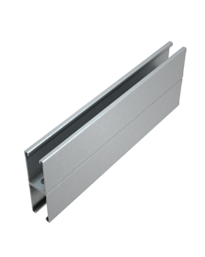 Страт-профиль двойной 41х72 L4500 мм s:1,5 HD85 КМ-профиль (2STP41-72-4500 HD85) в Нижнем Новгороде Аксессуары для лотков Pintop.ru