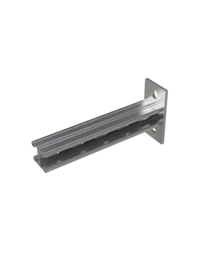 Страт-консоль двойная усиленная развернутая 41х21 L250 s:2,5 мм КМ-профиль (2KSSUR21-250) в Нижнем Новгороде Аксессуары для лотков Pintop.ru