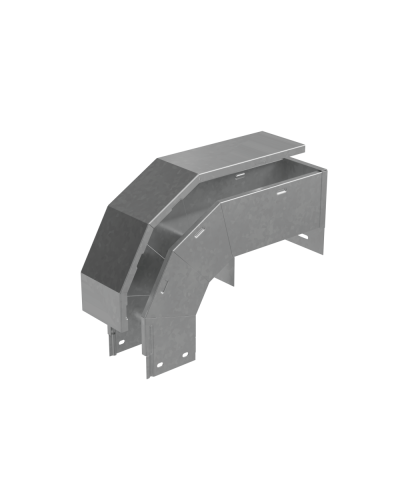 Т-ответвитель крышка верт. вниз 100х150х100 мм ПЛЮС КМ-Профиль (OKTDplus100-150-100) в Нижнем Новгороде Аксессуары для лотков Pintop.ru