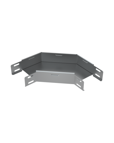 Угол горизонтальный 90 гр. 50х50 мм КМ-Профиль (GL90-50-50) в Нижнем Новгороде Аксессуары для лотков Pintop.ru