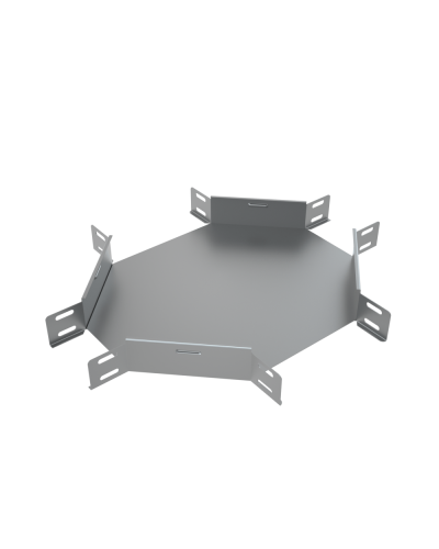 Х-разветвитель 50х200 мм КМ-Профиль (XD50-200) в Нижнем Новгороде Аксессуары для лотков Pintop.ru