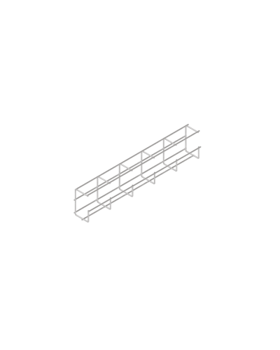 G-образный проволочный лоток 110х65 L3000 мм КМ-Профиль (PLG110-65-3000) в Нижнем Новгороде Кабельные лотки Pintop.ru