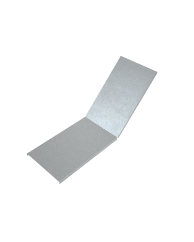 Крышка лестничного вертикального внутреннего угла 45 гр. 700 мм HD85 КМ-профиль (KLNL45-700 HD85) в Нижнем Новгороде Аксессуары для лотков Pintop.ru