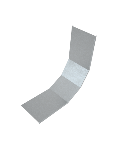 Крышка лестничного вертикального внутреннего угла 90 гр. 700 мм HD85 КМ-профиль (KLNL90-700 HD85) в Нижнем Новгороде Аксессуары для лотков Pintop.ru