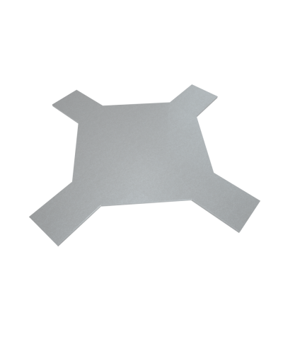 Крышка лестничного Х-разветвителя 800 мм КМ-профиль (KLXD800) в Нижнем Новгороде Аксессуары для лотков Pintop.ru