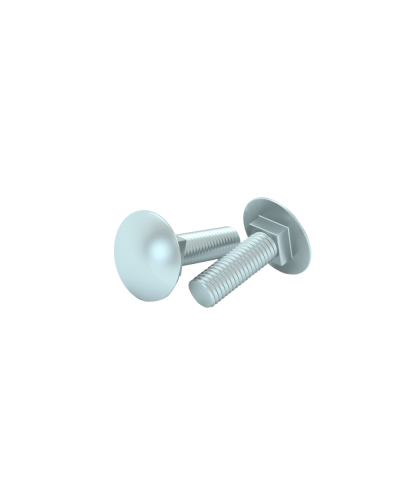 Болт с полукруглой головкой и квадратным подголовком М6х16 мм DIN 603 (упак. 200 шт) КМ-Профиль (BTG6-16) в Нижнем Новгороде Крепеж Pintop.ru