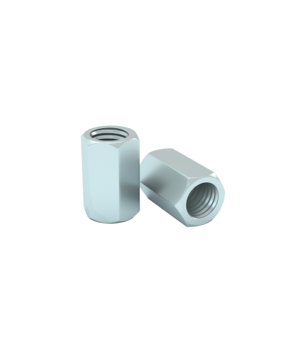 Гайка соединительная М10 DIN 6334 (упак. 30 шт) КМ-Профиль (MS10) в Нижнем Новгороде Крепеж Pintop.ru