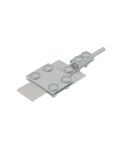 Универсальный контрольный соединитель полоса до 30 мм пруток Ø 5-8 мм HD КМ-Профиль (UKS-B30-D5-8 HD) в Нижнем Новгороде Аксессуары для лотков Pintop.ru