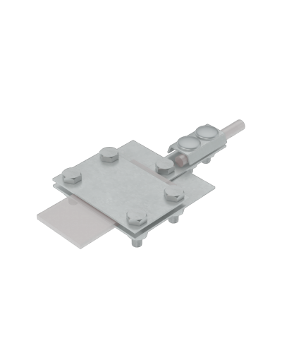 Универсальный контрольный соединитель полоса до 40 мм пруток Ø 5-8 мм HD КМ-Профиль (UKS-B40-D5-8 HD) в Нижнем Новгороде Аксессуары для лотков Pintop.ru