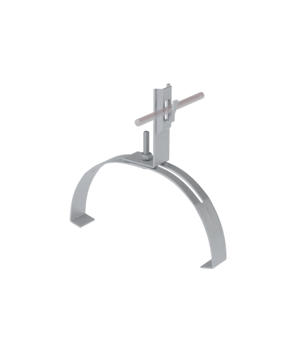 Держатель зажимной для фигурного конька для прутка Ø 5-8 мм КМ-Профиль (DFKZ-D5-8) в Нижнем Новгороде Монтажные материалы Pintop.ru