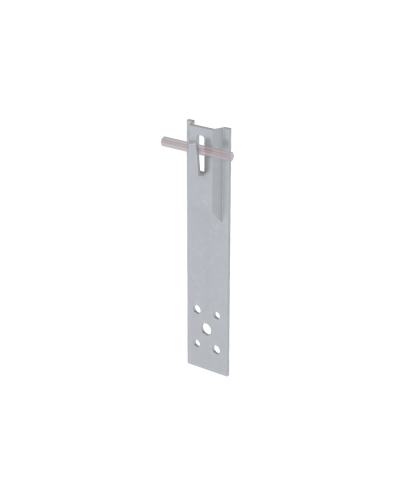 Прямой держатель зажимной для прутка Ø 5-8 мм H60 мм TD КМ-Профиль (DZP-H60-D5-8 TD) в Нижнем Новгороде Монтажные материалы Pintop.ru