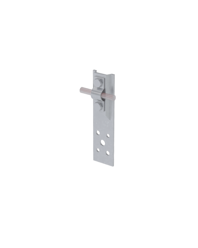 Прямой держатель болтовой для прутка Ø 5-10 мм H60 мм HD КМ-Профиль (DBP-H60-D5-10 HD) в Нижнем Новгороде Монтажные материалы Pintop.ru