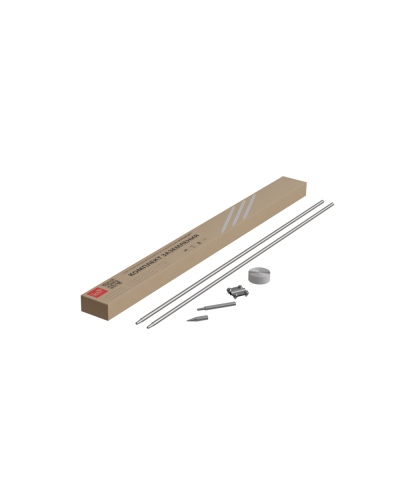 Комплект заземления из 2 стержней Ø 16 мм L=1,5 м HD КМ-Профиль (KTZ-D16-2 HD) в Нижнем Новгороде Монтажные материалы Pintop.ru