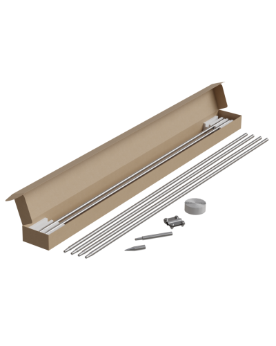 Комплект заземления из 6 стержней Ø 16 мм L=1,5 м HD КМ-Профиль (KTZ-D16-6 HD) в Нижнем Новгороде Монтажные материалы Pintop.ru