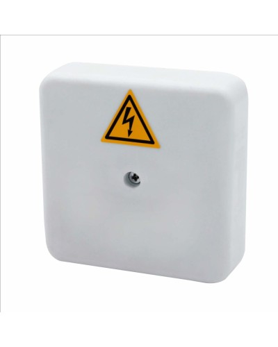 Коробка распределительная огнестойкая КРОПС-П0, IP41, габаритные размеры 75х75х20 мм, для кабелей сечением до 2,5 мм2, 4 клеммы КМ-Профиль (FRJB-KM-P0-2.5-04-КРОПС-IP41) в Нижнем Новгороде Распределительные коробки Pintop.ru